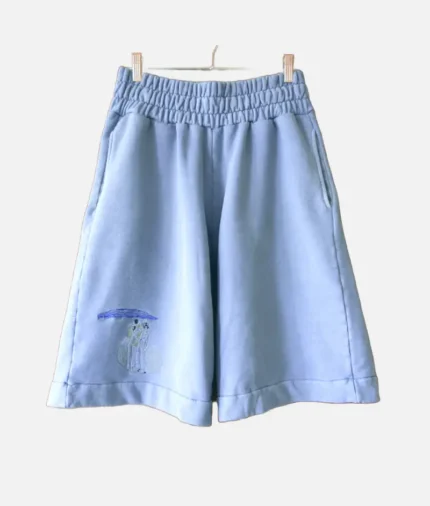 House Of Errors Embroidered Lounge Shorts Neptune