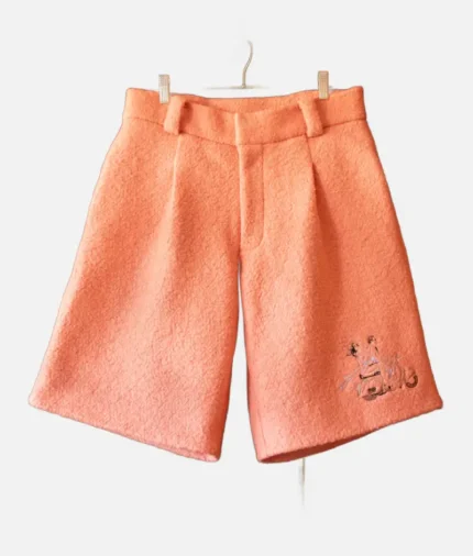 House Of Errors Embroidered Wool Shorts