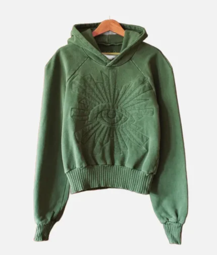 House Of Errors Eye Hoodie Green