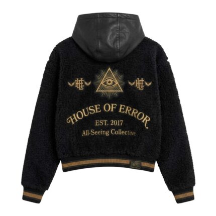 House Of Errors All-Seeing Hoodie in Black back view