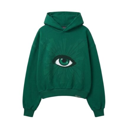 House Of Errors All-Seeing Hoodie in Emerald front view