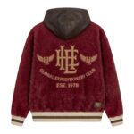 House Of Errors All-Seeing Hoodie in Scarlet back view