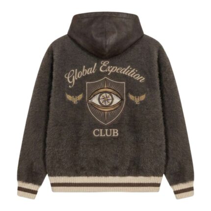 House Of Errors All-Seeing Hoodie in Silt back view