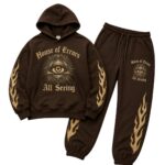 House of Errors Brown Tracksuit front view
