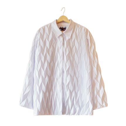 House Of Errors Paris Away Knitted White T-Shirt front view