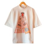 Dinner At Errors Heavyweight Tee front view showing heavyweight fabric and design
