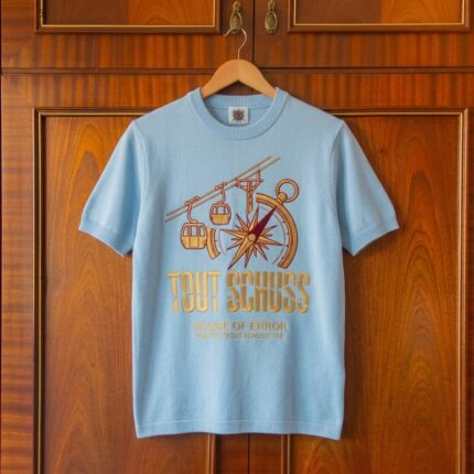 KNITTED 'TOUT SCHUSS' TEE