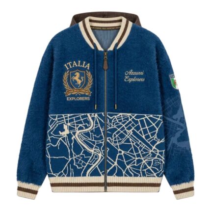 House Of Errors Knitted Football Jumper Italia front view