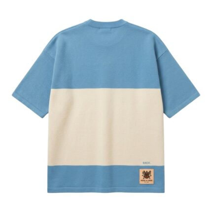 Knitted Diving Tee back view showing knitted fabric texture and fit
