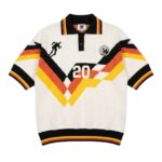 Knitted Football Top Deutschland front view showing football inspired knit design