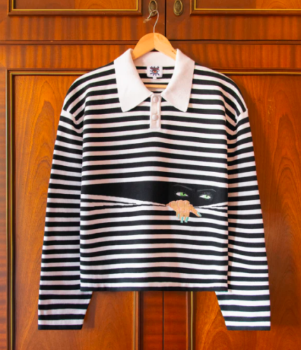 KNITTED PEEPING RUGBY