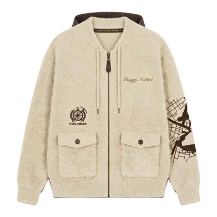 House Of Errors Shaggy Knitted Explorers front view