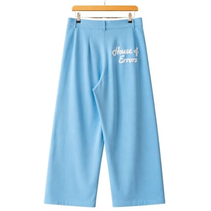 Knitted Cotton Boat Trousers back view