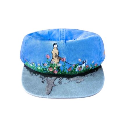 Vintage Dog-Walk Cap Front View