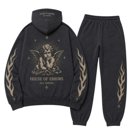Charcoal Angel Tracksuit back view