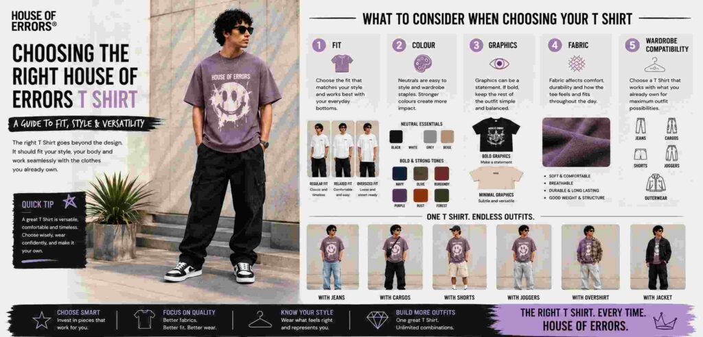 House of Errors T Shirt: Complete Guide to Style, Fit & Streetwear 8 Choosing the Right House of Errors T Shirt 2