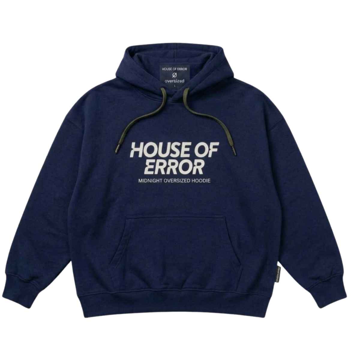 House Of Errors Classic Street Hoodie Front View House Of Errors Classic Street Hoodie front view