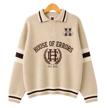 Cloud Sherpa Jacket – Beige & Brown Front View