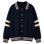 Cloud Sherpa Jacket – Black & Cream front view