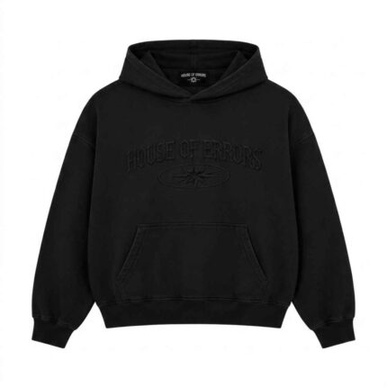 House Of Errors Dark Mode Oversized Hoodie front view