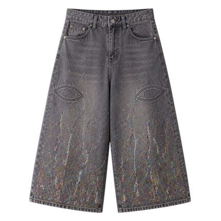 ERRAPS Eye Pad Jeans Grey front view