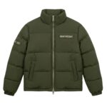 Heavyweight Embroidered Zip-Up Puffer