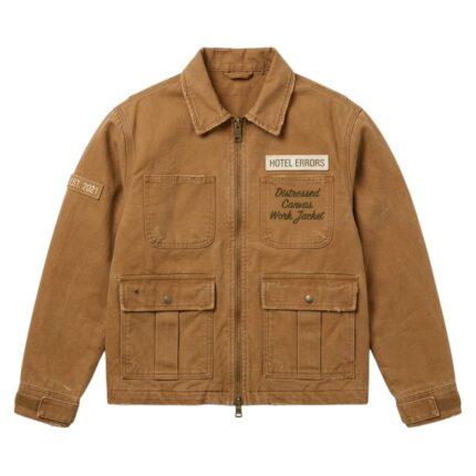 Hotel Errors Distressed Canvas Work Jacket