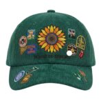 House Of Errors Green Corduroy Hat