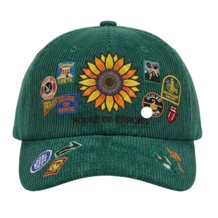House Of Errors Green Corduroy Hat