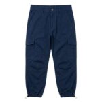 House Of Errors Navy Blue Cargo Trousers front view showing cargo design