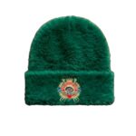 House Of Errors Shaggy Crown Beanie Forest Green