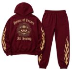 House of Errors Brown Tracksuit back view