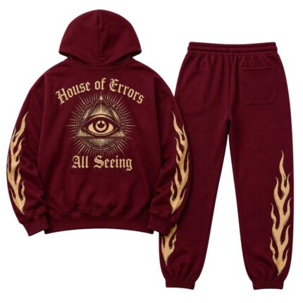 House of Errors Brown Tracksuit back view
