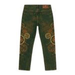House of Errors Green Gear Denim back view showing denim fit and details
