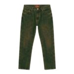 House of Errors Green Gear Denim front view showing green denim design