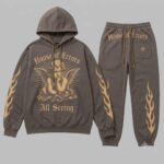 House of Errors Mocha Tracksuit front view