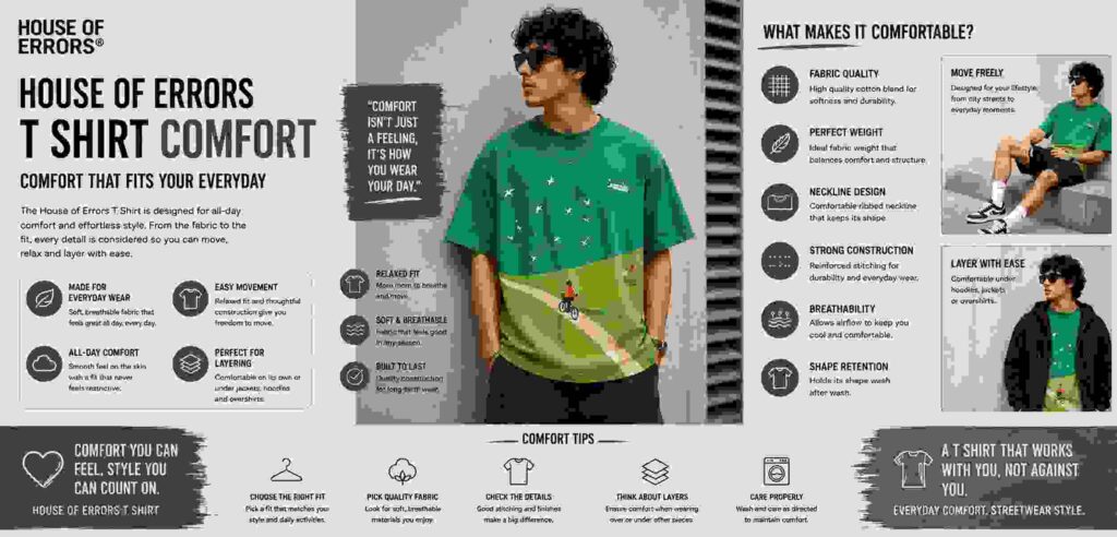 House of Errors T Shirt: Complete Guide to Style, Fit & Streetwear 6 House of Errors T Shirt Comfort
