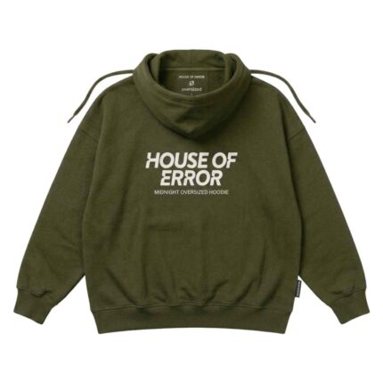 House Of Errors Midnight Oversized Hoodie back view