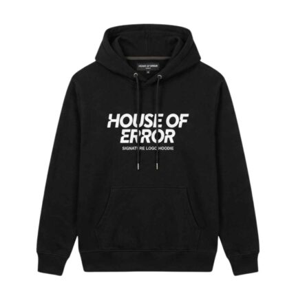 House Of Errors Signature Logo Hoodie front view
