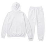 White Essential Oversized Tracksuit back view