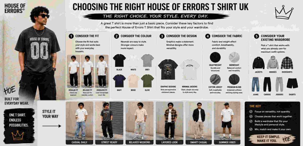 Choosing the Right House of Errors T Shirt UK