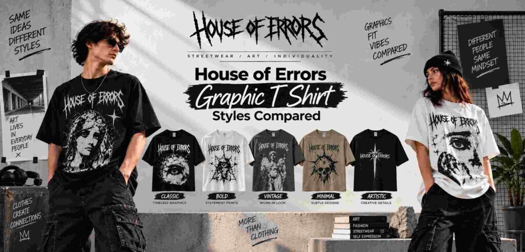 House of Errors Graphic T Shirt Styles Compared