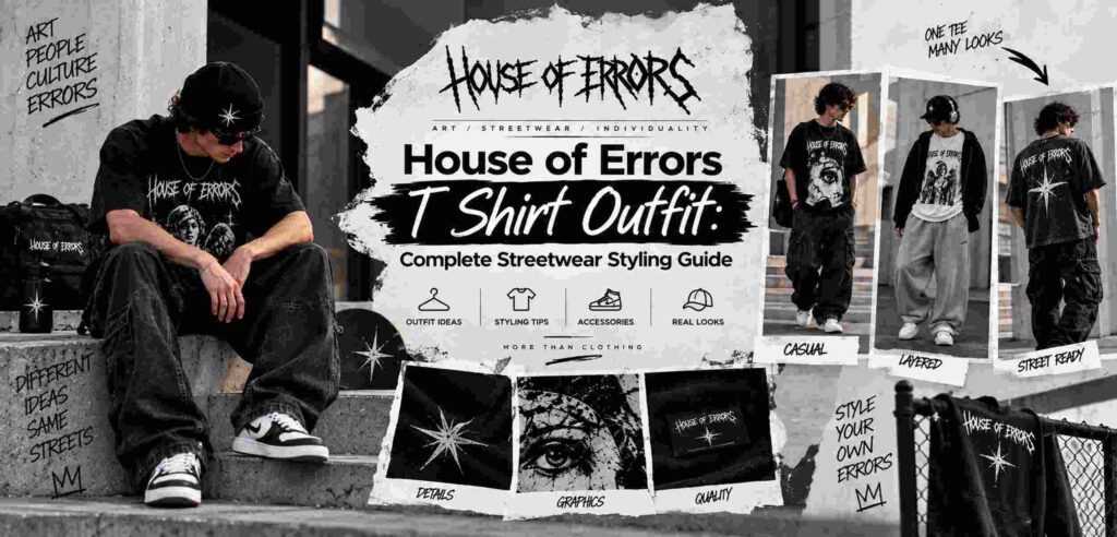 House of Errors Graphic T Shirt Styles Graphics Fit and Styling Guide 2