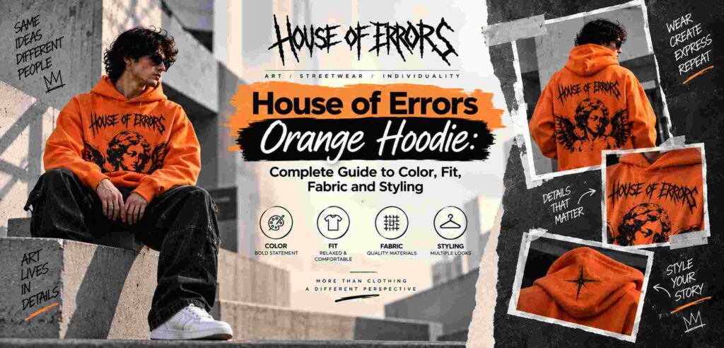 House of Errors Orange Hoodie: Complete Guide to Color, Fit, Fabric and Styling 2 House of Errors Orange Hoodie Complete Guide to Color Fit Fabric and Styling