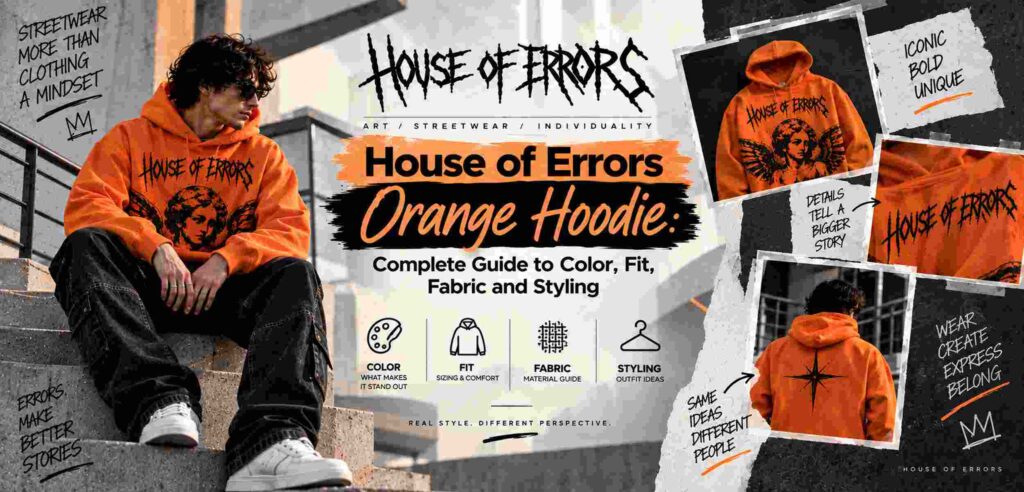 House of Errors Orange Hoodie Complete Guide to Color, Fit, Fabric and Styling