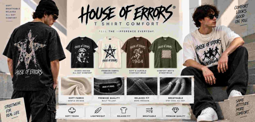 House of Errors T Shirt Comfort
