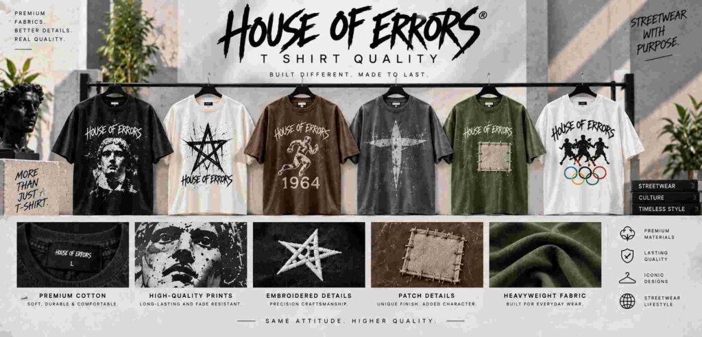 House of Errors T Shirt Quality
