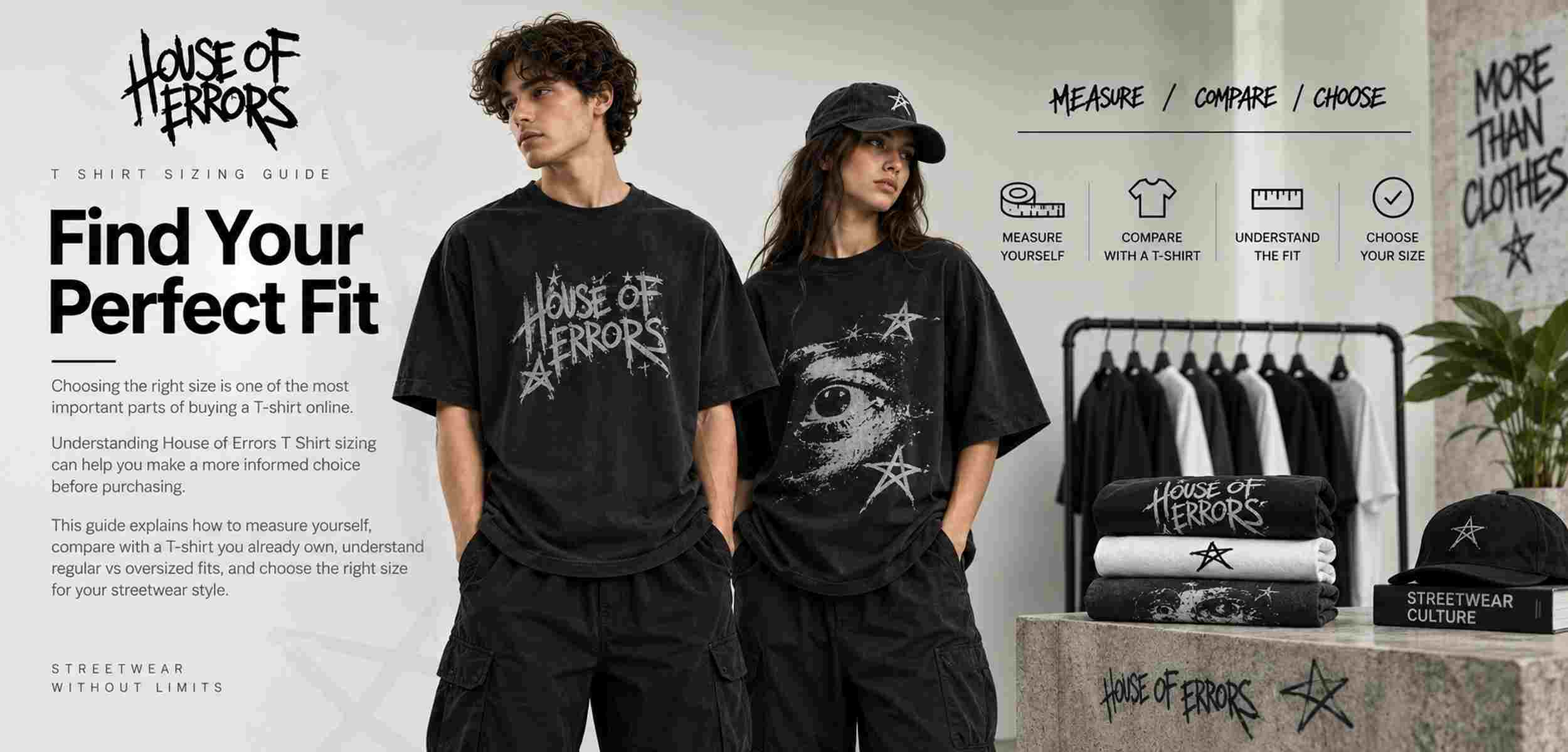House of Errors T Shirt sizing and complete fit guide