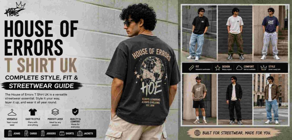House of Errors T Shirt UK style, fit and streetwear guide