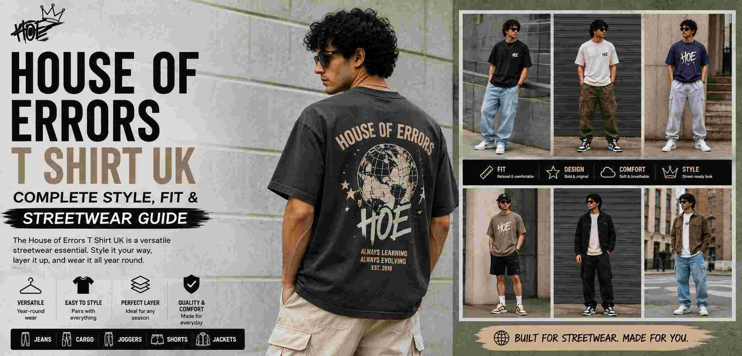 House of Errors T Shirt UK style, fit and streetwear guide